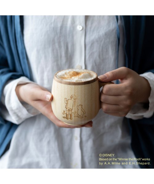 RIVERET(リヴェレット)/リヴェレット RIVERET マグカップ コーヒーカップ 350ml ディズニー くまのプーさん コラボ 天然素材 日本製 軽量 食洗器対応 リベレット CAF/img05