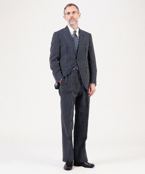 TOMORROWLAND MENS(TOMORROWLAND MENS)/リネンウール シングルブレステッド2Bスーツ Dormeuil Tumbled Linen/img02