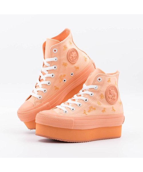 CONVERSE(CONVERSE)/コンバース CONVERSE レディース スニーカー オールスター （Ｒ) HI 厚底 ハイカット オレンジ グリーン  レディース シューズ 靴 CO－ASR/img03