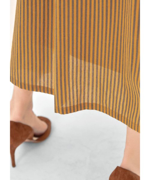 STYLE DELI(スタイルデリ)/カラーナチュラルストライプ織りスカート/img12