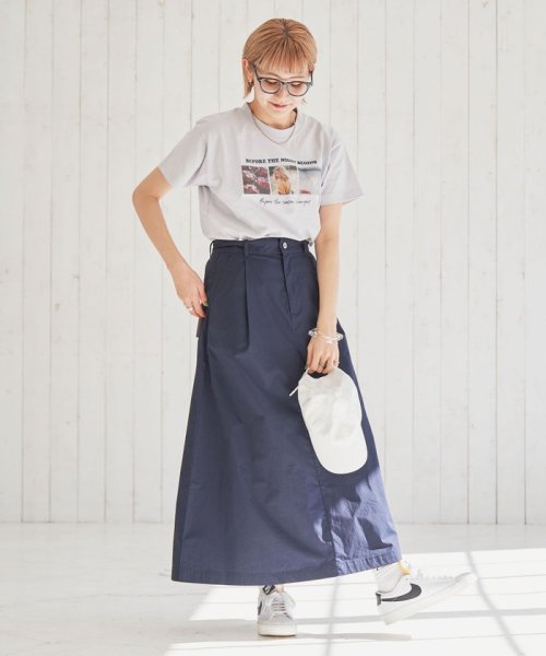 coen(coen)/Dickies（ディッキーズ）別注コットンダンプフレアスカート（WEB限定カラー）/img07