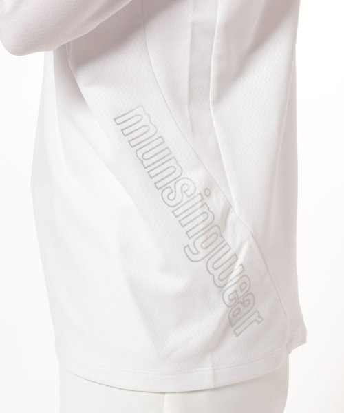Munsingwear(マンシングウェア)/『ENVOY』UV CUTジグザグストレッチスタンドジップ長袖シャツ(UV CUT(UPF50)/ストレッチ)【アウトレット】/img31