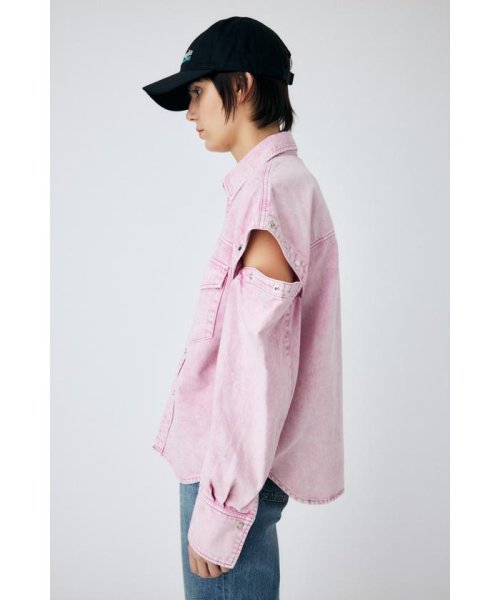 moussy(マウジー)/CUT OUT COLOR シャツ/img02
