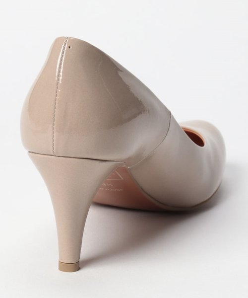 ラウンドトゥプレーンパンプス 
