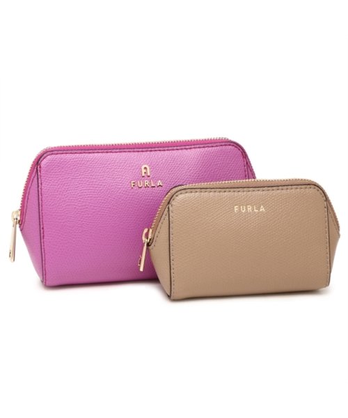 FURLA(フルラ)/フルラ ポーチ カメリア Mサイズ 化粧ポーチ セット パープル ベージュ レディース FURLA WE00453 ARE000 1936S/img01