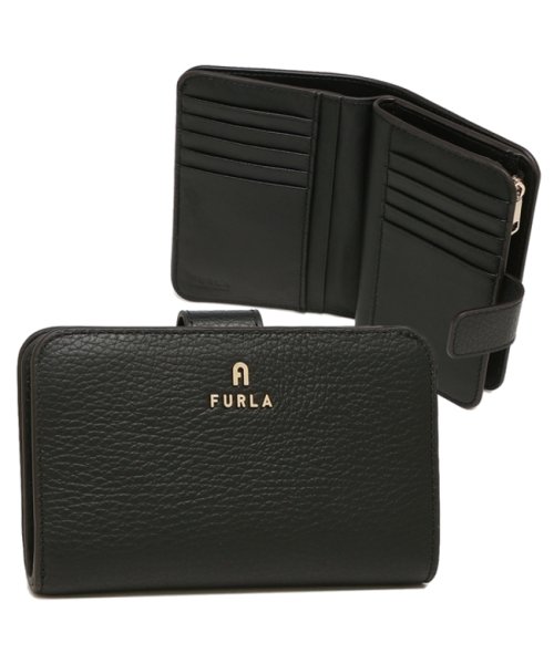 FURLA(フルラ)/フルラ 二つ折り財布 カメリア Mサイズ ブラック レディース FURLA WP00314 HSF000 O6000/img01
