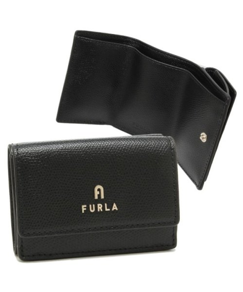 FURLA(フルラ)/フルラ 三つ折り財布 カメリア Sサイズ ミニ財布 ブラック レディース FURLA WP00318 ARE000 O6000/img01