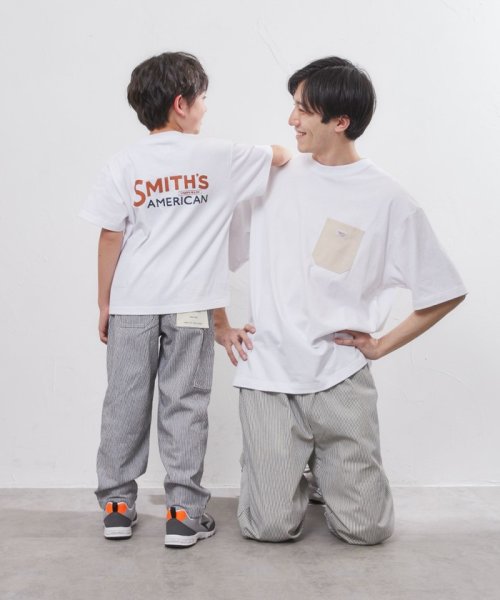 coen(コーエン（キッズ）)/SMITH'S（スミス）別注ロゴプリント／ポケットTシャツ/img10