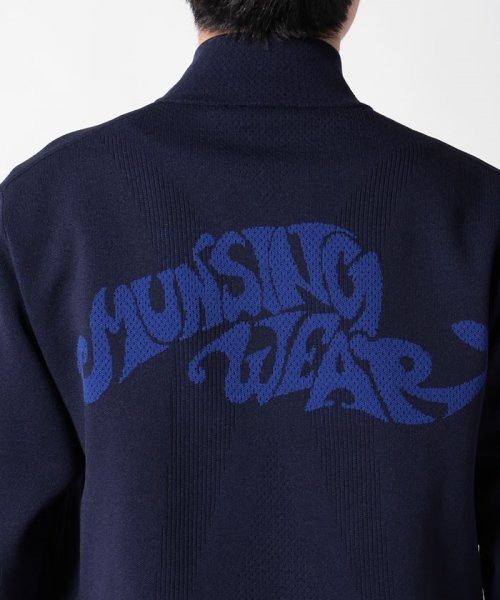Munsingwear(マンシングウェア)/『ENVOY』ロゴジャカードニットブルゾン【アウトレット】/img30