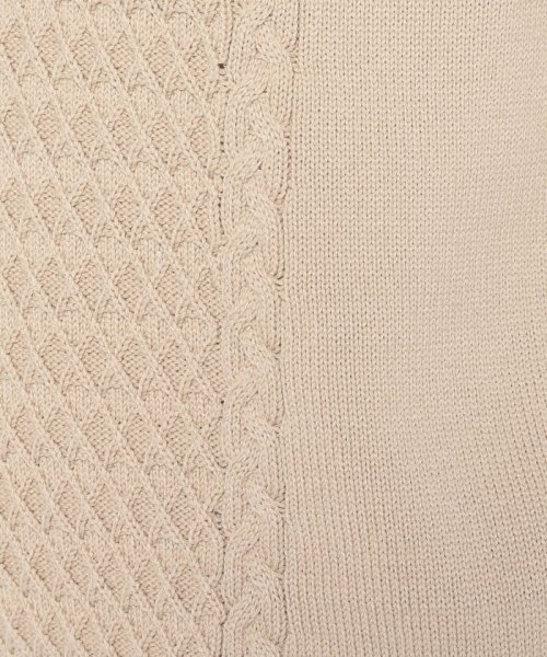 Vネックニットベスト 