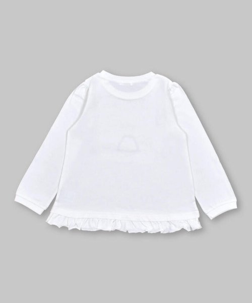 SLAP SLIP(スラップスリップ)/ウサギプリント裾フリル長袖Tシャツ(80~130cm)/img04
