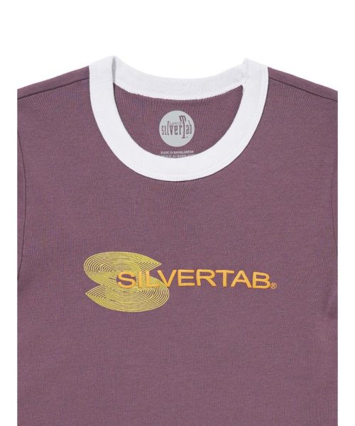 Levi's(リーバイス)/SILVERTAB（TM） グラフィック リンガーTシャツ パープル BIG S ARCTIC/img05