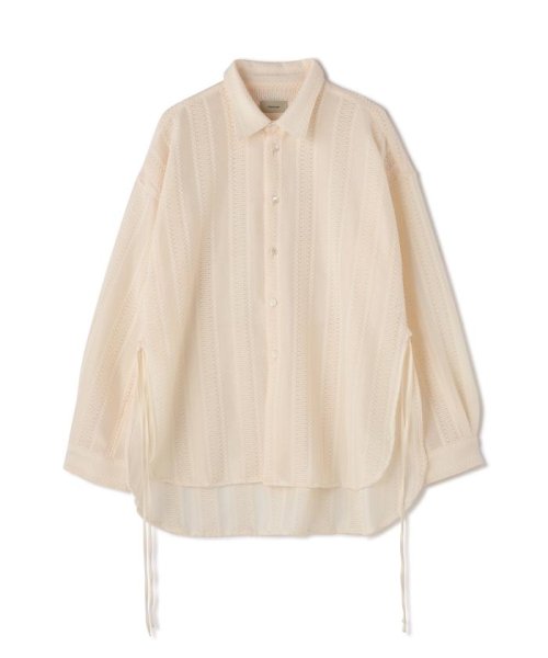 GARDEN(ガーデン)/Toironier/トワロニエ/Stripe Lace Regular Fit Shirt/img02