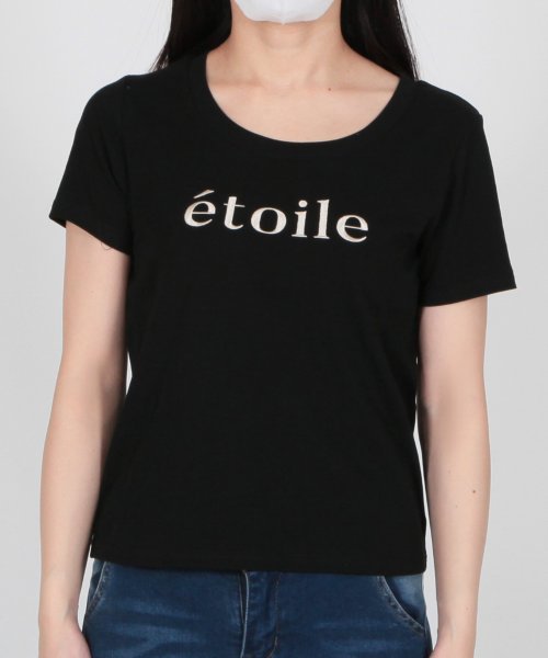 JULIA BOUTIQUE(ジュリアブティック)/etoile刺繍ロゴデザインTシャツ/23018/img23