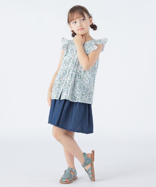 SHIPS KIDS(シップスキッズ)/SHIPS KIDS:100～130cm / リバティ 半袖 ブラウス/img04