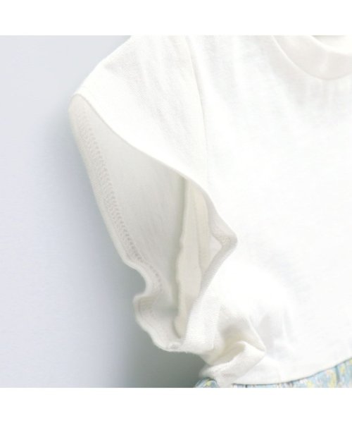 BRANSHES(ブランシェス)/【WEB限定】裾布帛タック入り半袖Tシャツ/img05
