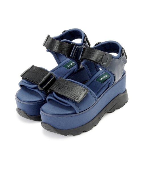 【emmi atelier】emmi×SNIDELスニーカーソールサンダル 予めご了承ください