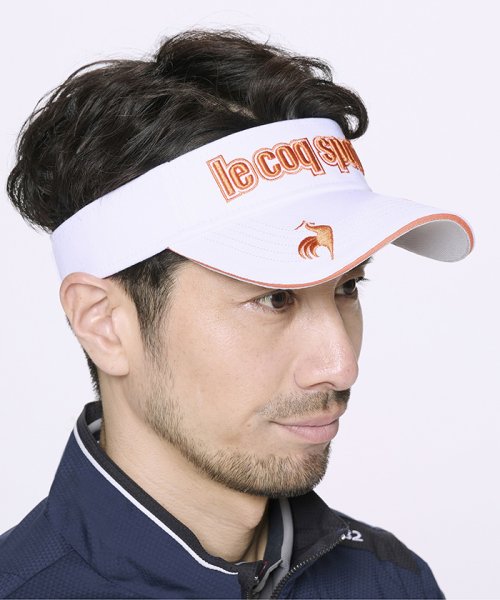 le coq sportif GOLF (ルコックスポルティフ（ゴルフ）)/定番ロゴサンバイザー (UVケア(UPF50)/img01