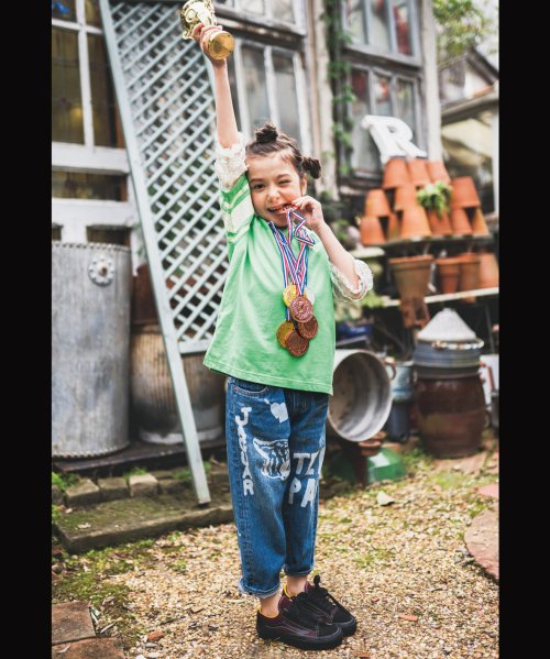 ビンテージ度詰め天竺 袖フリフリ Tシャツ(505187825)｜阪急百貨店公式  