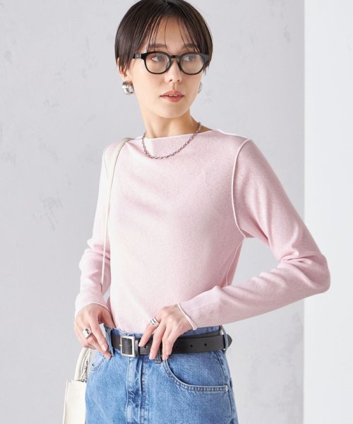 SHIPS WOMEN(シップス　ウィメン)/〈手洗い可能〉ドライタッチ テレコ ボートネック プルオーバー 24SS ◇/img41