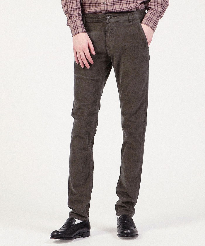 PT TORINO GRUNGE ストレッチコーデュロイ スリムパンツ