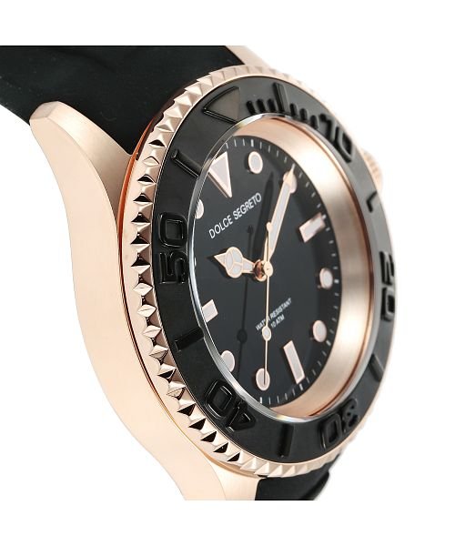 DOLCE SEGRETO(ドルチェセグレート)/DOLCESEGRETO(ドルチェセグレート) YM420 YM420PG－BK メンズ ブラック クォーツ 腕時計/img02