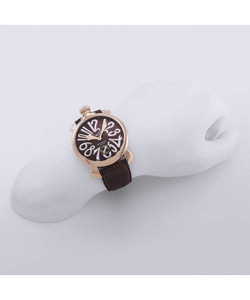 GaGa MILANO(ガガミラノ)/GaGaMILAN(ガガミラノ) MANUALE48MM 5011.01S－BRW メンズ ブラウン 手巻キ 腕時計/img03