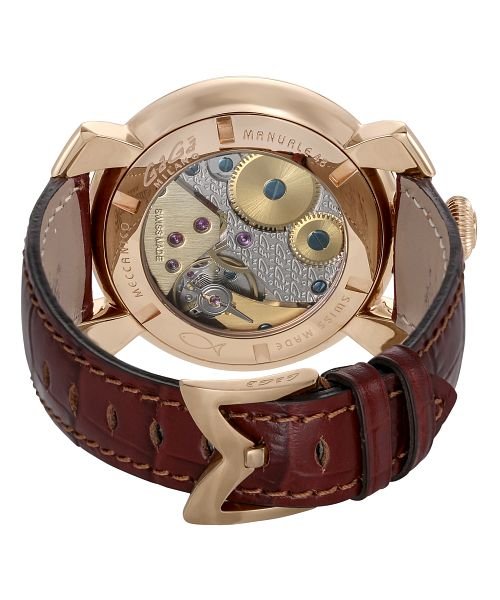 GaGa MILANO(ガガミラノ)/GaGaMILAN(ガガミラノ) MANUALE48MM 5011.01S－BRW－NEW メンズ ブラウン 手巻キ 腕時計/img02