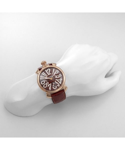 GaGa MILANO(ガガミラノ)/GaGaMILAN(ガガミラノ) MANUALE48MM 5011.01S－BRW－NEW メンズ ブラウン 手巻キ 腕時計/img03