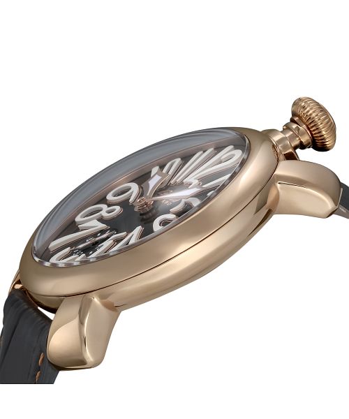 GaGaMILAN(ガガミラノ) MANUALE48MM 5011.07S－GRY－NEW メンズ グレー 手巻キ 腕時計