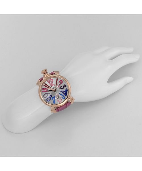 GaGa MILANO(ガガミラノ)/GaGaMILAN(ガガミラノ) MANUALE48MM 5011.09－PUR ユニセックス ホワイト 手巻キ 腕時計/img03