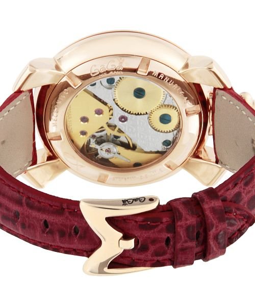 GaGa MILANO(ガガミラノ)/GaGaMILAN(ガガミラノ) MANUALE48MM 5011.10S－RED メンズ ホワイト 手巻キ 腕時計/img02