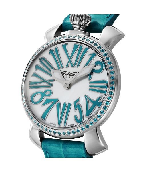 GaGa MILANO(ガガミラノ)/GaGaMILAN(ガガミラノ) MANUALE35MMSTONES  レディース ホワイト クォーツ 腕時計/img01