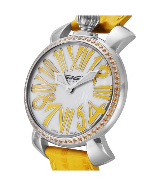 GaGa MILANO(ガガミラノ)/GaGaMILAN(ガガミラノ) MANUALE35MMSTONES  レディース ホワイト クォーツ 腕時計/img01