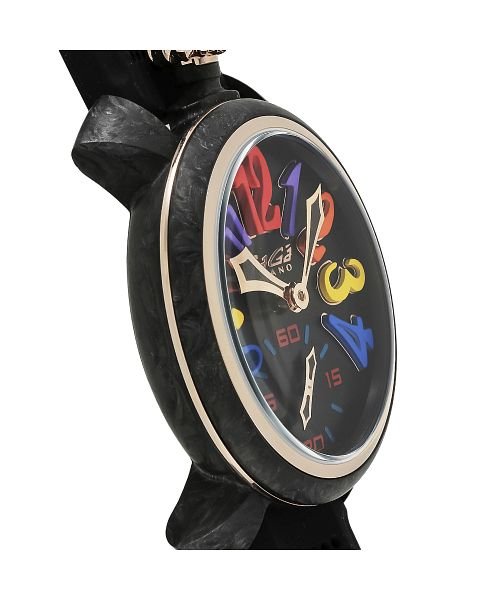 GaGa MILANO(ガガミラノ)/GaGaMILAN(ガガミラノ) MANUALE48MM 6061.01S メンズ ブラック 手巻キ 腕時計/img02