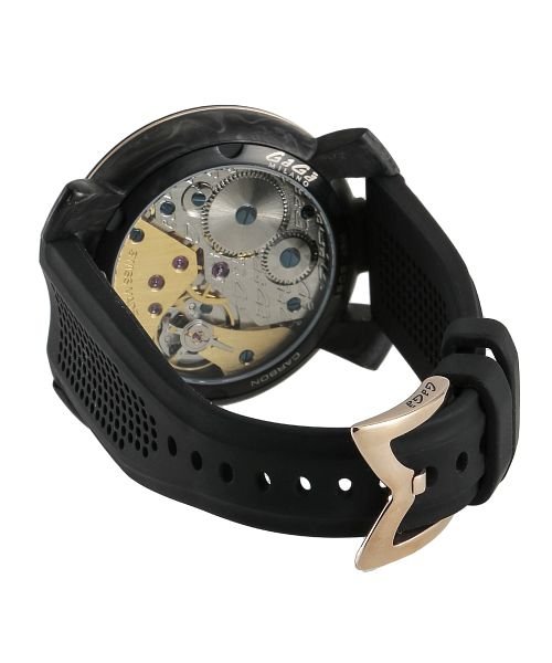 GaGa MILANO(ガガミラノ)/GaGaMILAN(ガガミラノ) MANUALE48MM 6061.01S メンズ ブラック 手巻キ 腕時計/img04