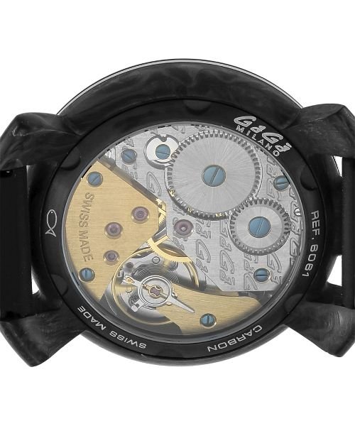GaGa MILANO(ガガミラノ)/GaGaMILAN(ガガミラノ) MANUALE48MM 6061.01S メンズ ブラック 手巻キ 腕時計/img05
