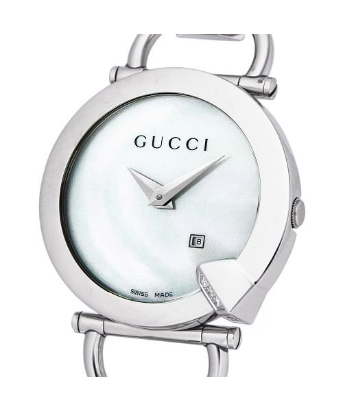 GUCCI(グッチ)/GUCCI(グッチ) キオド YA122506 レディース ホワイトパール クォーツ 腕時計/img01