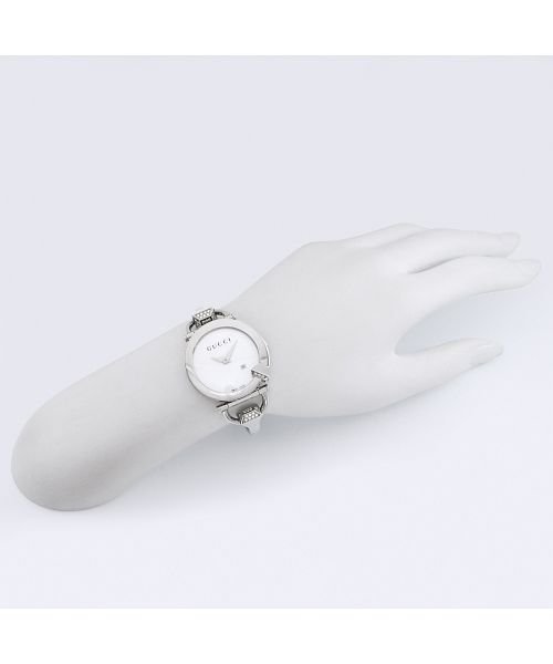 GUCCI(グッチ)/GUCCI(グッチ) キオド YA122506 レディース ホワイトパール クォーツ 腕時計/img03