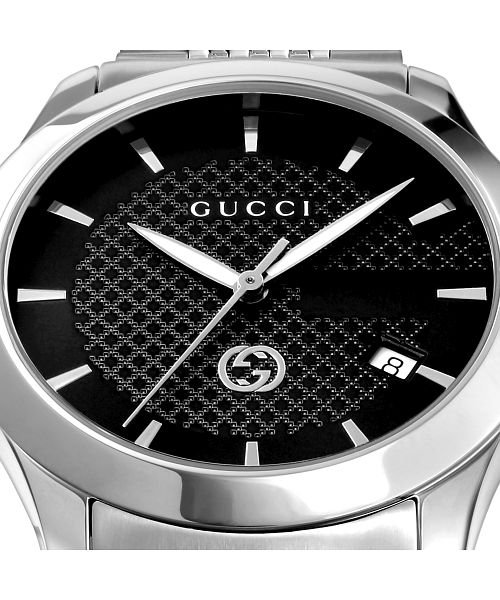 GUCCI(グッチ)/GUCCI(グッチ) Gタイムレス YA1264106 メンズ ブラック クォーツ 腕時計/img02