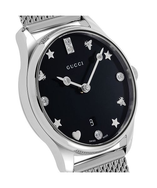 GUCCI(グッチ)/GUCCI(グッチ) Gタイムレス YA1265001 レディース ブラックパール クォーツ 腕時計/img02