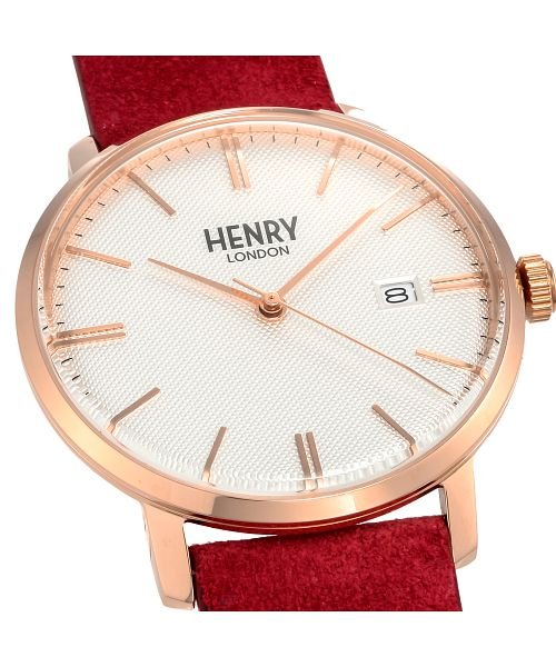 HENRY LONDON(ヘンリーロンドン)/HENRYLONDON(ヘンリーロンドン) REGENCYSUEDE HL40－S－0352 メンズ ホワイト クォーツ 腕時計/img02