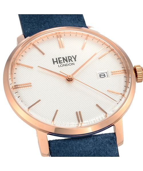 HENRY LONDON(ヘンリーロンドン)/HENRYLONDON(ヘンリーロンドン) REGENCYSUEDE HL40－S－0358 メンズ ホワイト クォーツ 腕時計/img02