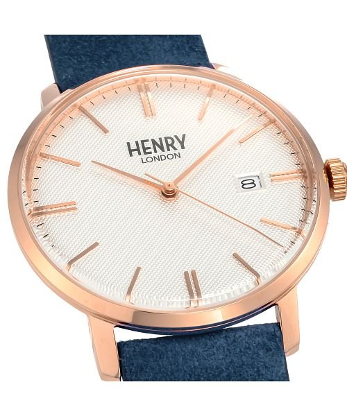 HENRYLONDON(ヘンリーロンドン) REGENCYSUEDE HL40－S－0358 メンズ ホワイト クォーツ 腕時計 REGENCYSUEDE ホワイト クォーツ