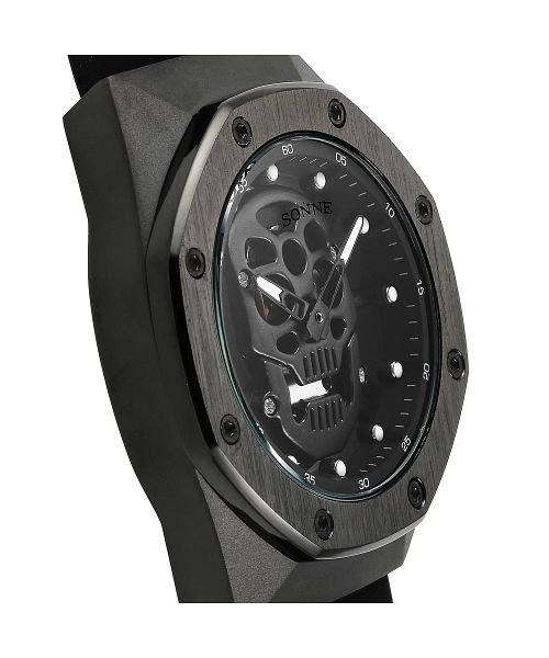 SONNE(ゾンネ)/SONNE(ゾンネ) S161 S161BK－BK メンズ ブラック クォーツ 腕時計/img02
