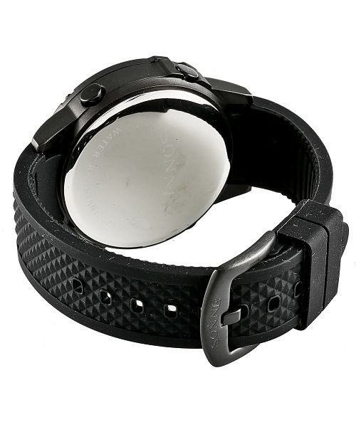 SONNE(ゾンネ)/SONNE(ゾンネ) S163 S163BK－PG メンズ ブラック クォーツ 腕時計/img04
