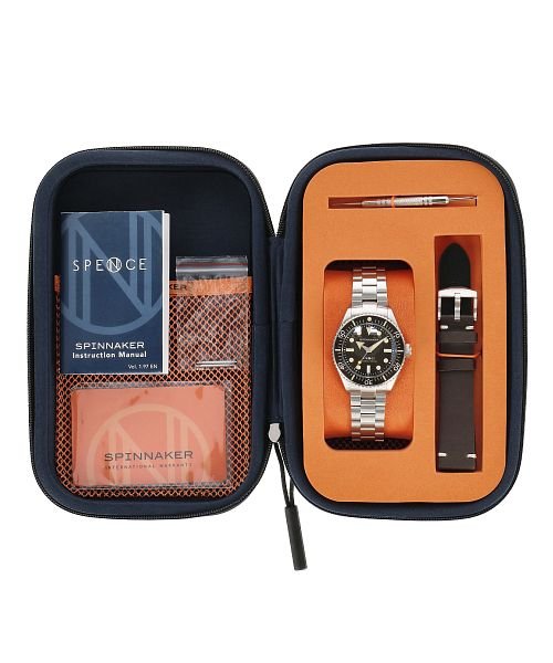 SPINNAKER(スピニカー)/SPINNAKER(スピニカー) SPENCE300 SP－5097－33 メンズ ブラウン 自動巻 腕時計/img08