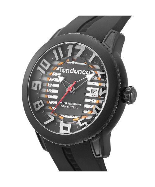 TENDENCE(テンデンス) DOME TY013002 メンズ ブラック クォーツ 腕時計