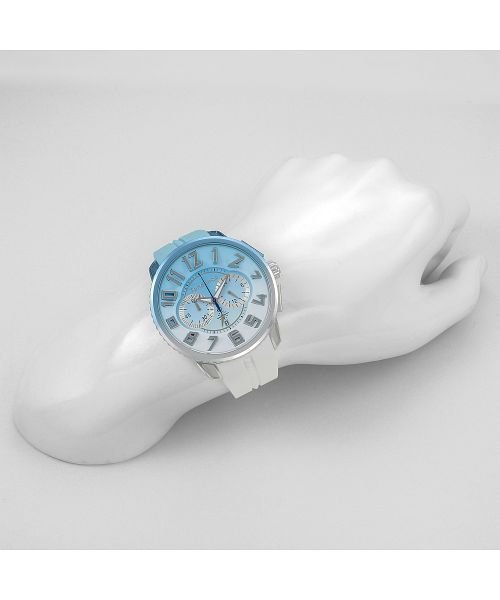 TENDENCE(テンデンス) ディカラー TY146105 ユニセックス ライトブルー×ホワイト クォーツ 腕時計(505198781)  テンデンス(Tendence) MAGASEEK