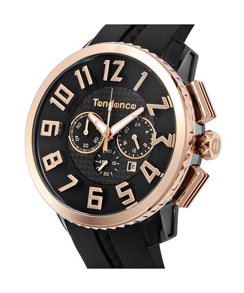 TENDENCE(テンデンス) ガリバー47 TY460013 ユニセックス ブラック クォーツ 腕時計